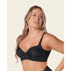 LEONISA High Profile NWT Back Smoothing Bra with Soft Full Coverage Cups 38C